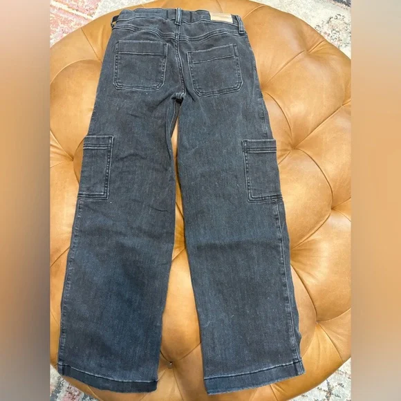Abercrombie kids black cargo jeans. - Picture 5 of 5